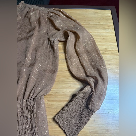 EUC A.L.C.- Silvie Smocked Mini Dress. Size 6 - Picture 10 of 11